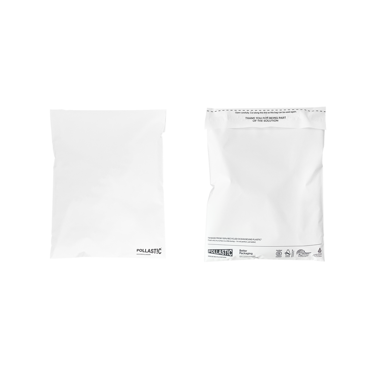 POLLAST!C Recycled Poly Mailers