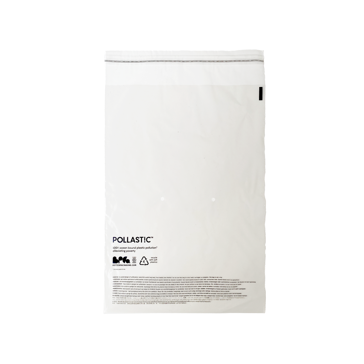 POLLAST!C Poly Garment Bags