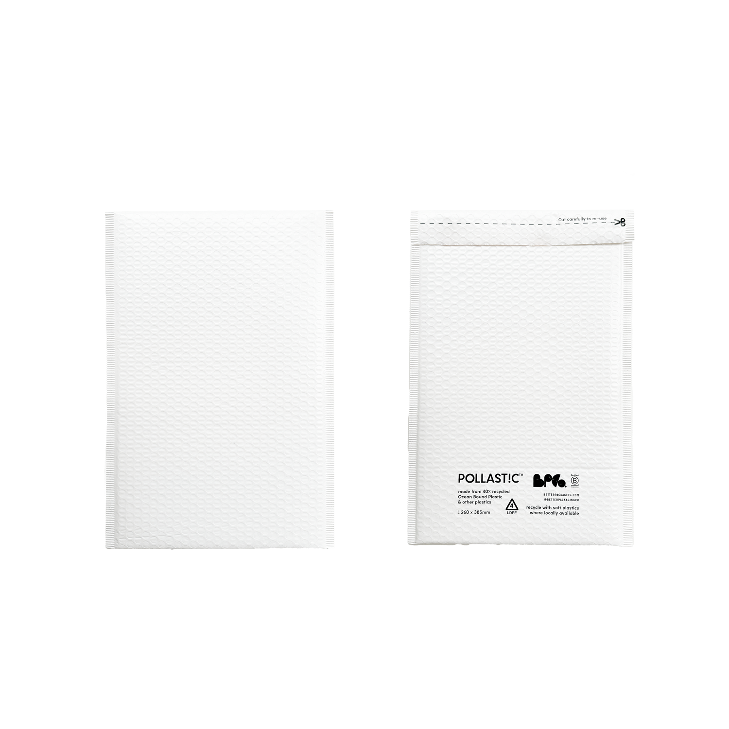 Better Packaging POLLAST!C Bubble Mailer