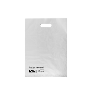 Better Packaging white POLLAST!C Carry Bag