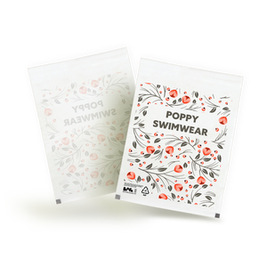 Better Packaging Custom Poppy Swimwear Glassine Bags