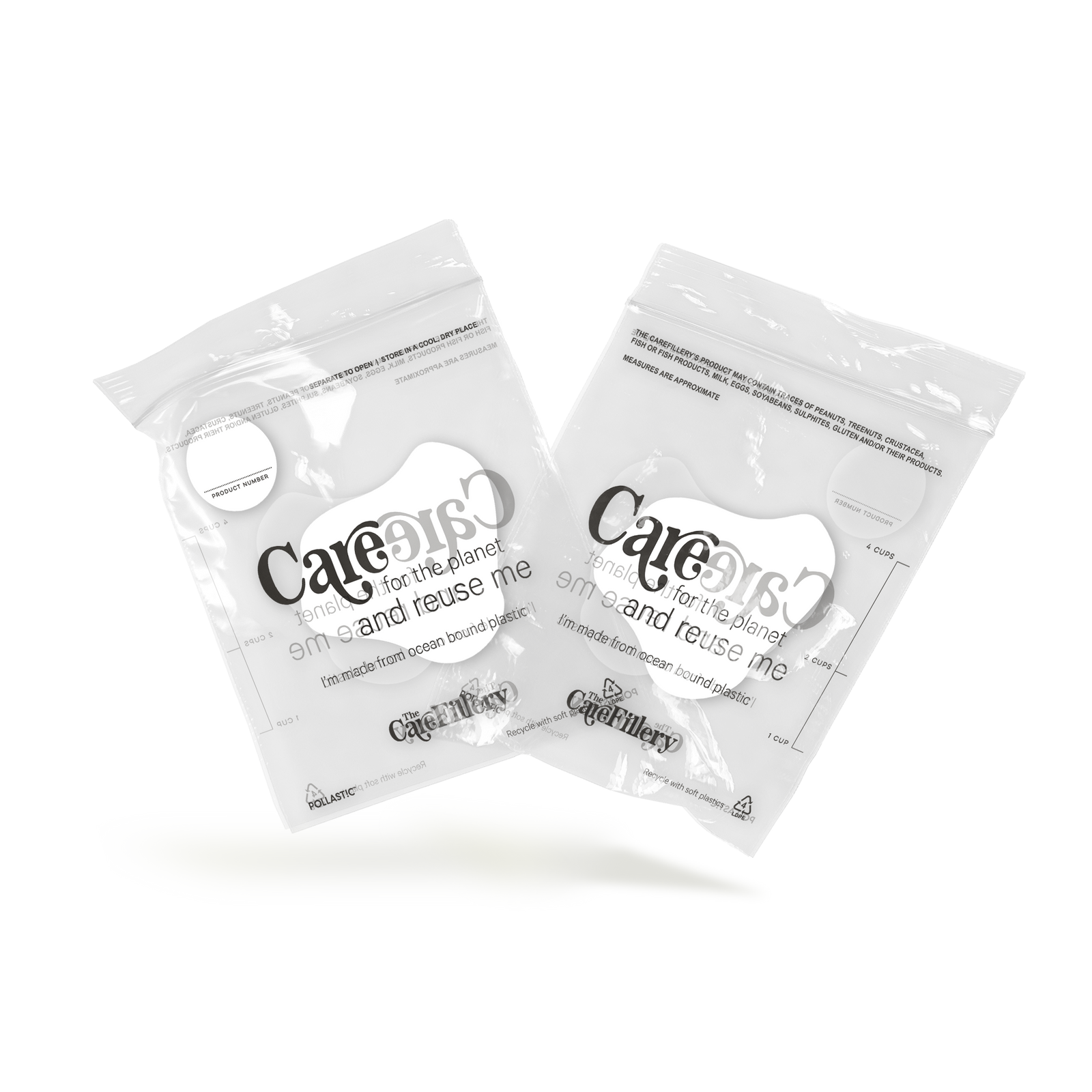 Better Packaging Custom CareFillery POLLAST!C Resealable Bags