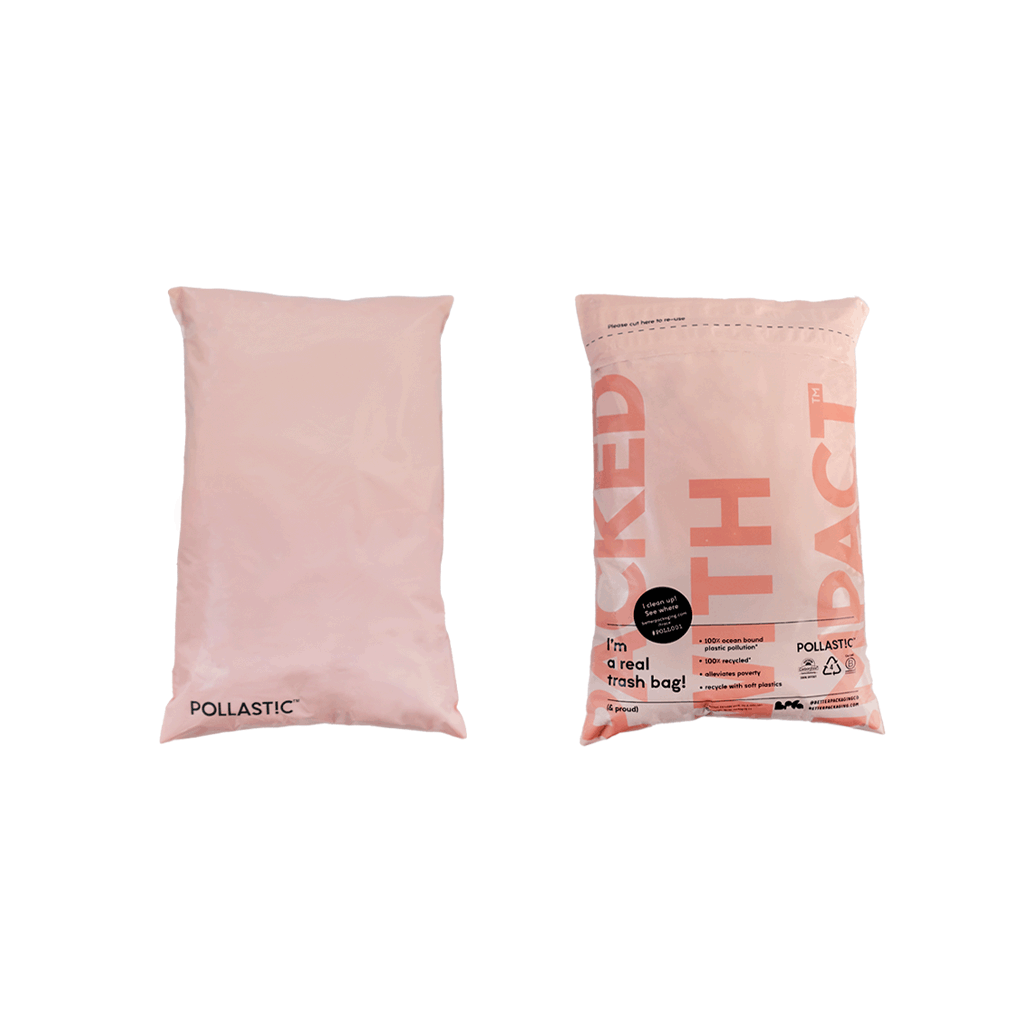 Better Packaging POLLAST!C Blush Pink Packed With Impact Mailer