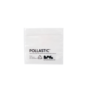 Small Better Packaging POLLAST!C Zip locl bag on a transparent background